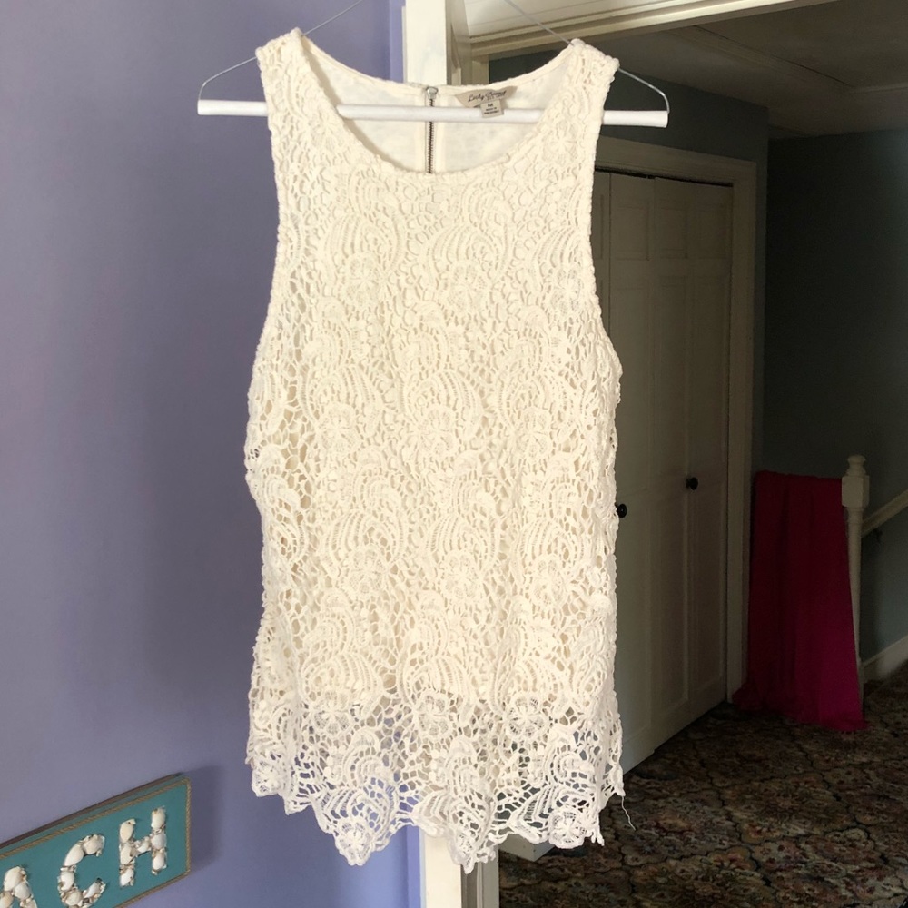 ✨Lucky Brand Lace Tank